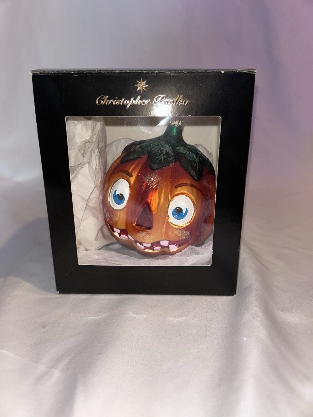 christopher radko ornament Jack Jr Jack-o-Lantern NIB